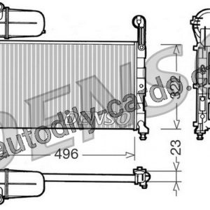Chladič motoru DENSO (DE DRM09133) Chladič motoru DENSO (DE DRM09133)