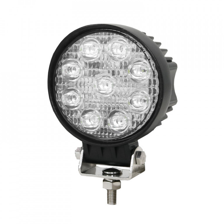 Svítilna pracovní LED – průměr 90mm, 10-32V, 9 ETI LED, 27W, 1600Lm, R10 717276