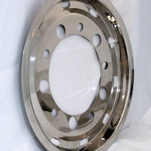 Kryt kola 22,5×11,75 přední 10 děr, nerez ET130 717323