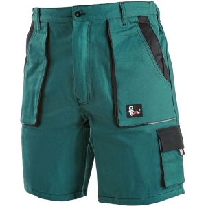 Kraťasy pánské montérkové CXS-LUXY TOMÁŠ, zeleno-černé, vel. 50, CANIS 746126