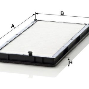 Kabinový filtr MANN CU3338 (MF CU3338) Kabinový filtr MANN CU3338 (MF CU3338)
