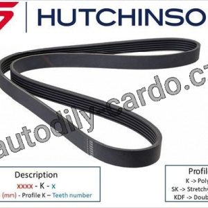 Ozubený klínový řemen Hutchinson 735 K 4