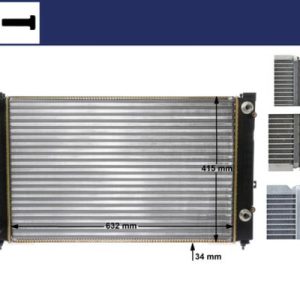 MH CR 132 000S chladič vody MAHLE MH CR 132 000S chladič vody MAHLE