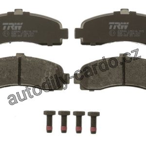 Sada brzdových destiček TRW GDB1059 – NISSAN MICRA