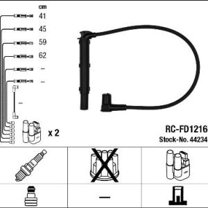 Sada kabelů pro zapalování NGK RC-FD1216