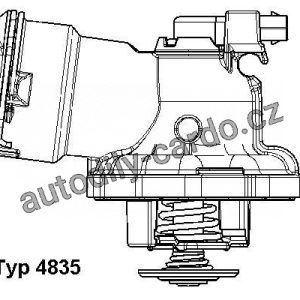 Termostat, chladivo WAHLER 4835.87D Termostat, chladivo WAHLER 4835.87D