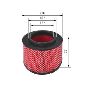 BO F026400344 Vzduchový filtr BOSCH