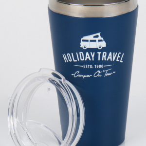 Termohrnek hrnek s víkem Holiday Travel, nerezová ocel, 450 ml, modrý 300097 Termohrnek hrnek s víkem Holiday Travel, nerezová ocel, 450 ml, modrý 300097