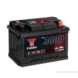 Autobaterie YUASA YBX3075 60Ah 550A 12V P+ /243x175x175/