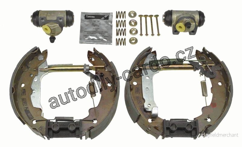 Sada brzdových čelistí TRW GSK1034 - Superkit RENAULT