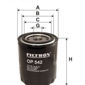 FI OP542 Filtr olejový FILTRON FI OP542 Filtr olejový FILTRON