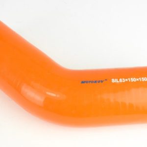 Koleno silikonové, průměr 63 mm, ohyb 45°, délka 150×150 mm 712218