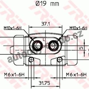 Brzdový váleček TRW BWD188 Brzdový váleček TRW BWD188