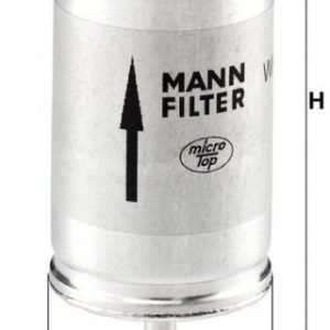 Palivový filtr MANN WK410 (MF WK410) Palivový filtr MANN WK410 (MF WK410)