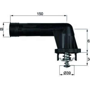 MH TI2095 Termostat, chladivo MAHLE MH TI2095 Termostat, chladivo MAHLE
