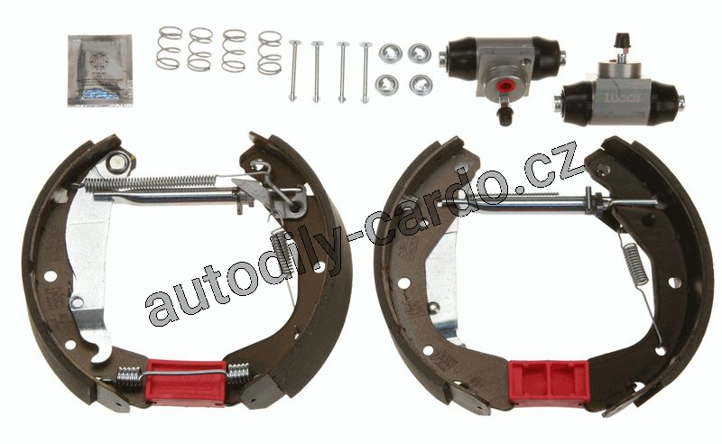 Sada brzdových čelistí TRW GSK1624 - Superkit OPEL