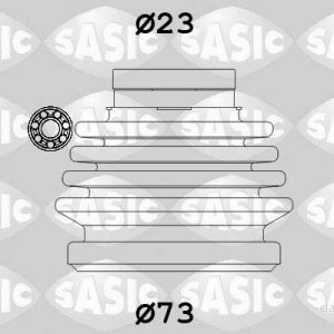 Sada měchů, hnací hřídel SASIC 9004631 Sada měchů, hnací hřídel SASIC 9004631