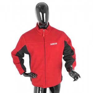 Bunda/mikina fleece IVECO červená M 647983 Bunda/mikina fleece IVECO červená M 647983