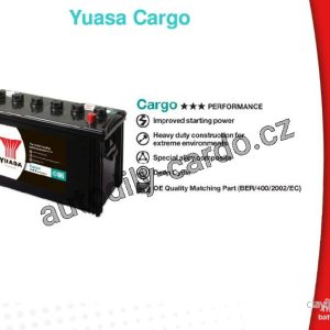 Autobaterie YUASA 451 CARGO 224Ah 1080A 6V P+ /395x172x235/