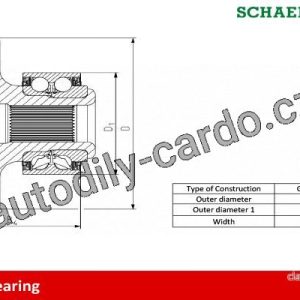 Sada ložisek kol FAG 713660460 – VOLVO Sada ložisek kol FAG 713660460 – VOLVO
