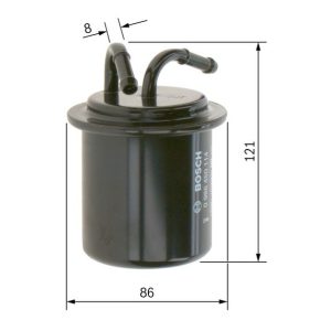 Palivovy filtr BOSCH 0986450114 – SUBARU