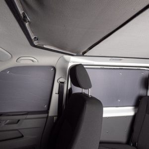 Rohože termální zatemňovací do obytného prostoru pro VW T5 / T6 / T6.1 (od 2003, krátký rozvor, 5dílná sada, Isoflex, šedá) 313237