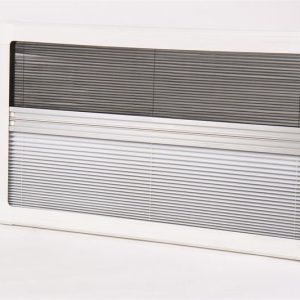 Roleta vnitřní zatemňovací s moskytiérou Carbest pro okno RW Rear 260 × 560 mm (hliníkový rám, bílá) 304548