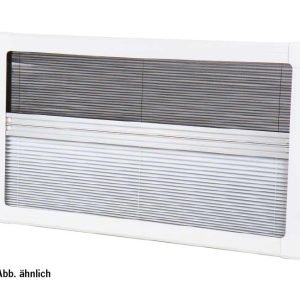 Roleta zatemňovací s moskytiérou pro okna Carbest RW Rear 620 × 560 mm (hliníkový vnitřní kazetový rám, bílá) 313203