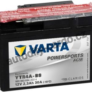 Moto baterie VARTA VT 503903004 2,3Ah 40A 12V P+ Y12 FUNSTART AGM /114x49x86/ YTR4A-BS