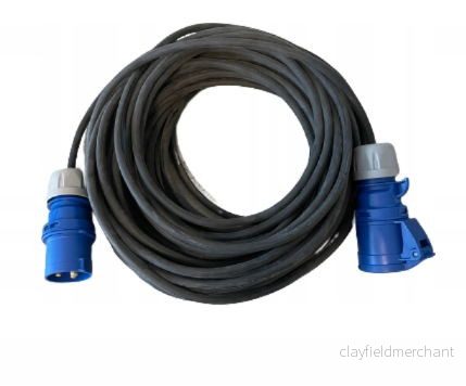 Kabel prodlužovací CEE/CEE pro karavany 15m zástrčka CEE/zásuvka CEE pryž 3x1.5mm2 IP44/54 318417