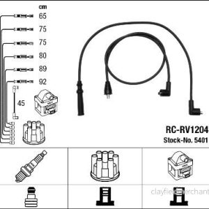 Sada kabelů pro zapalování NGK RC-RV1204