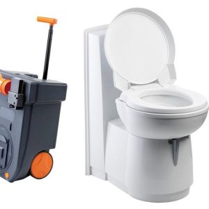 Kazetové WC Thetford C263-S (vestavné, keramická mísa, elektrické splachování, připojení na centrální nádrž) 309710