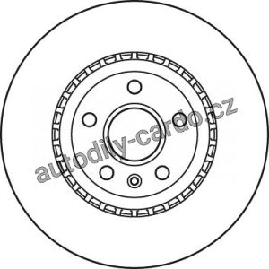 Brzdový kotouč TRW DF6113S – OPEL INSIGNIA 08-