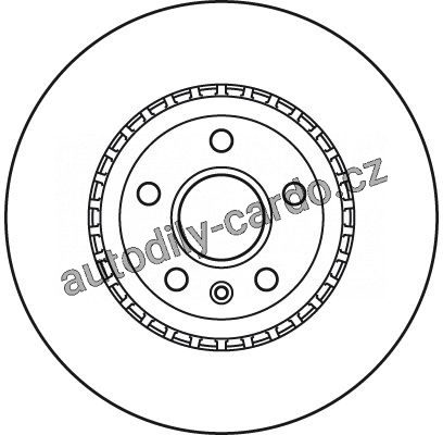 Brzdový kotouč TRW DF6113S - OPEL INSIGNIA 08-