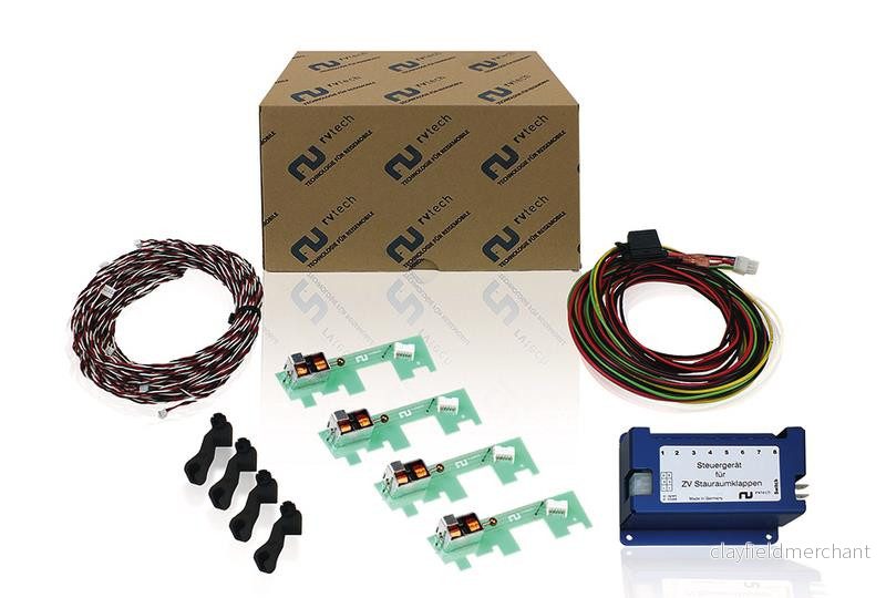 Sada centrálního zamykání pro servisní klapky a garážové zámky servomotor 1 ks s kabelem 6 m 310818