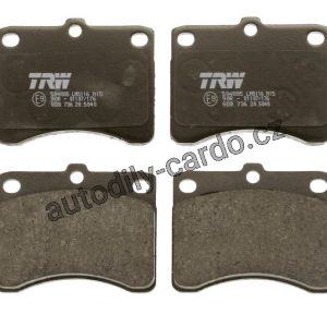 Sada brzdových destiček TRW GDB736 – DAIHATSU CUORE