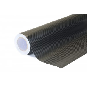 Exkluzivní 4D Karbonová černá polepová fólie 152x1000cm - interiér/exteriér 4D01-100