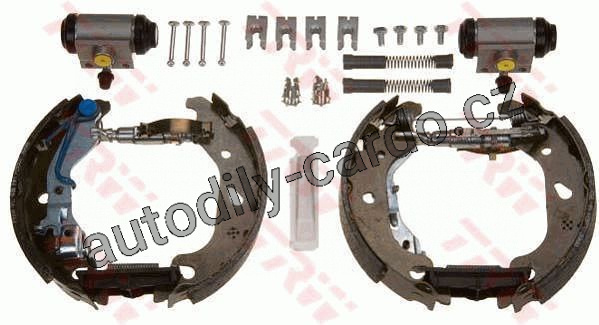 Sada brzdových čelistí TRW GSK1762 - Superkit FIAT
