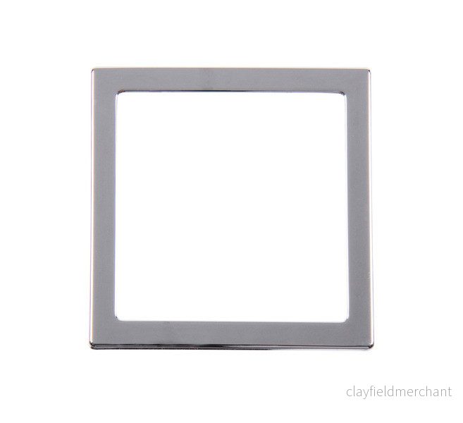 Jednoduchý krycí rámeček SB chrom 300768