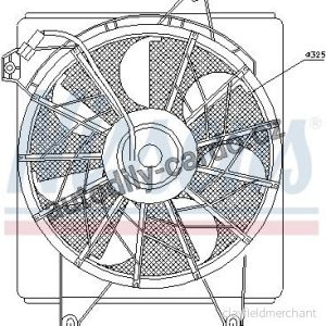 Ventilátor chladiče NISSENS 85622 Ventilátor chladiče NISSENS 85622