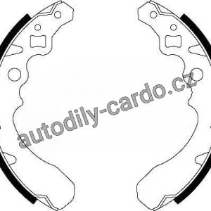 Sada brzdových čelistí TRW GS8282 – DAIHATSU Sada brzdových čelistí TRW GS8282 – DAIHATSU