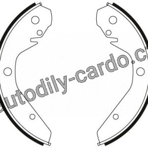 Sada brzdových čelistí TRW GS8026 – VW KAEFER 70-77 Sada brzdových čelistí TRW GS8026 – VW KAEFER 70-77