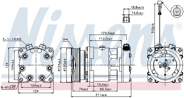 Kompresor klimatizace NISSENS 89177