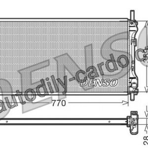 Chladič motoru DENSO (DE DRM10104)