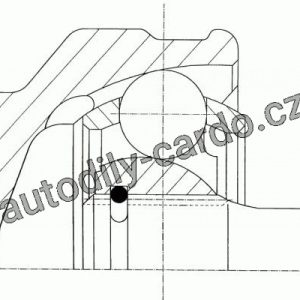 Sada kloubů, hnací hřídel LÖBRO 302449 – DAIHATSU
