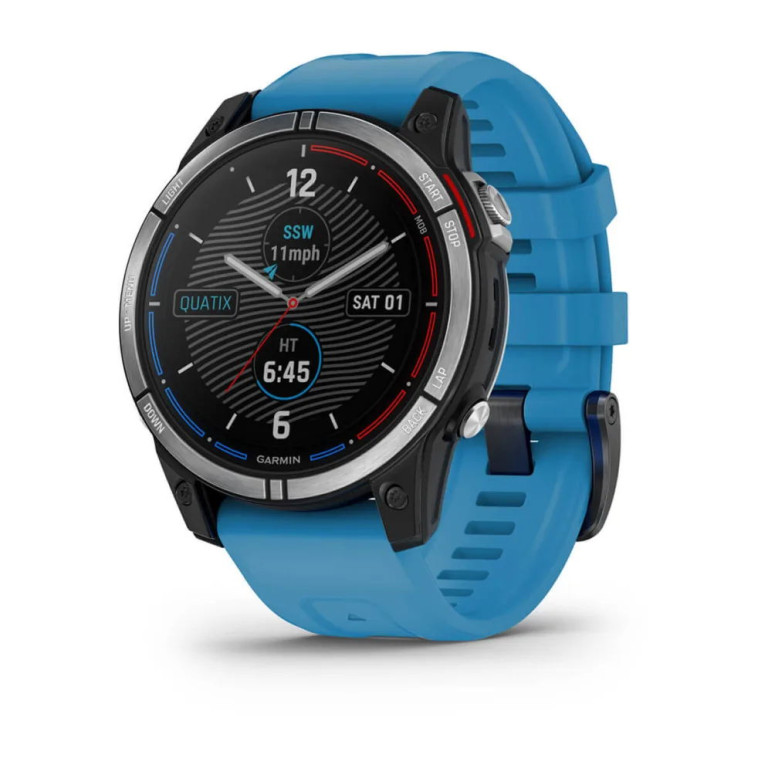Hodinky Garmin quatrix 7 – Standard – modré 743693