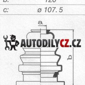 GO 991135B Manžeta k převodovce GOMET, GO 991135B Manžeta k převodovce GOMET,