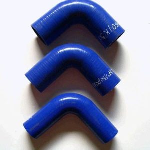 Redukce silikonová koleno, průměr 102/127 mm, ohyb 90°, délka 100×100 mm, modré 742614