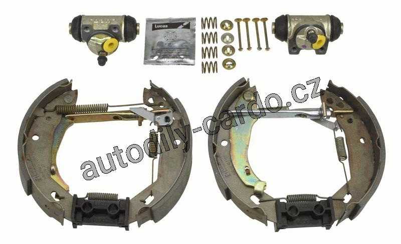 Sada brzdových čelistí TRW GSK1037 - Superkit RENAULT