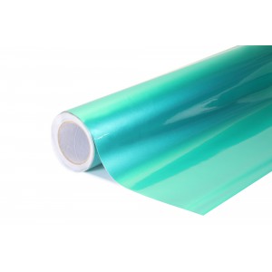 Lesklá kovová zelená polepová fólie 152x1500cm - interiér/exteriér GMP04-150